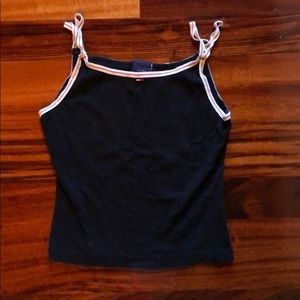 ‼️ TOMMY JEANS ‼️ Black Knit Crop Top